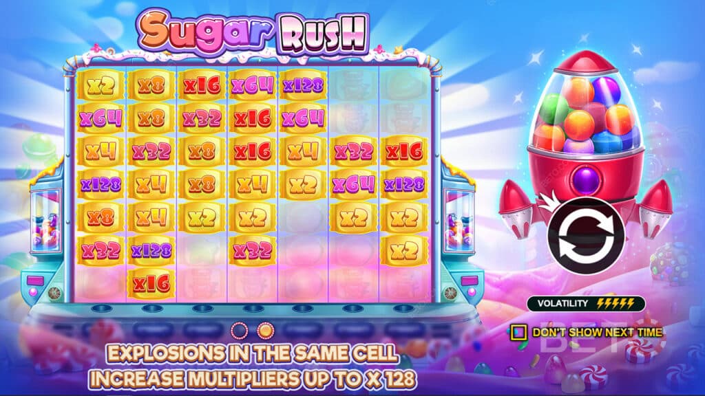 ฟีเจอร์เกม Sugar Rush Xmas™